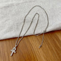 Cross-Shaped Key Necklace