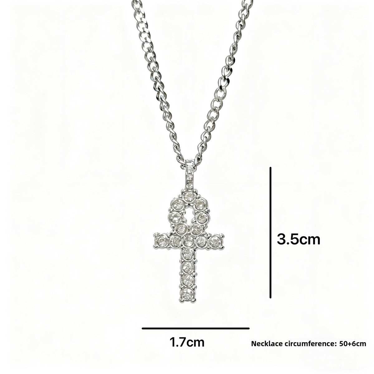 Titanium Steel Necklace Cross