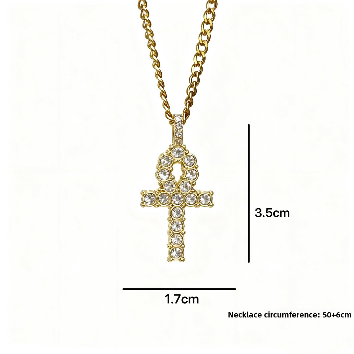 Titanium Steel Necklace Cross